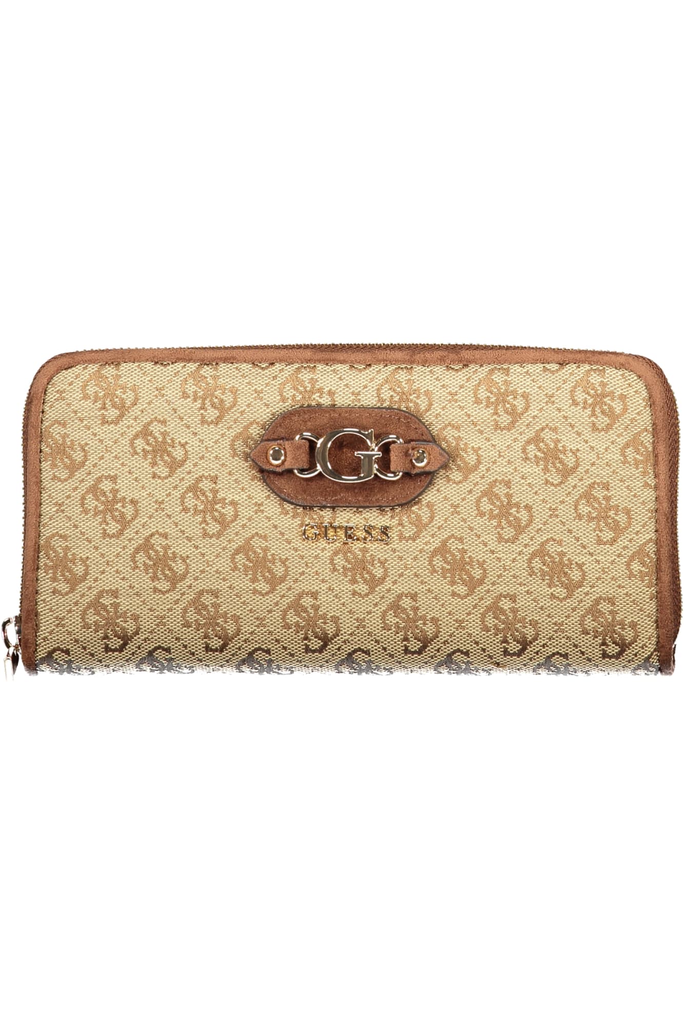 Дамски бежов портфейл GUESS JEANS - GUESS JEANS