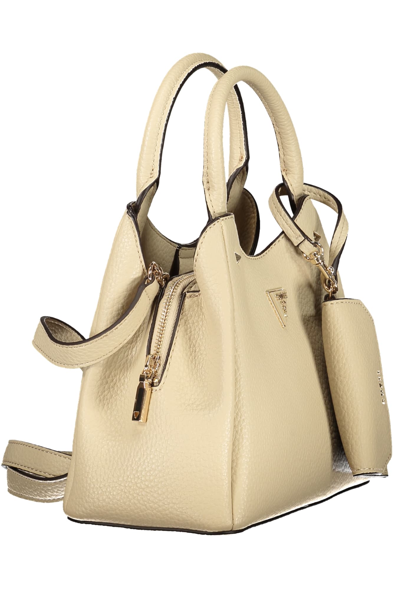Дамска бежова чанта GUESS JEANS - GUESS JEANS