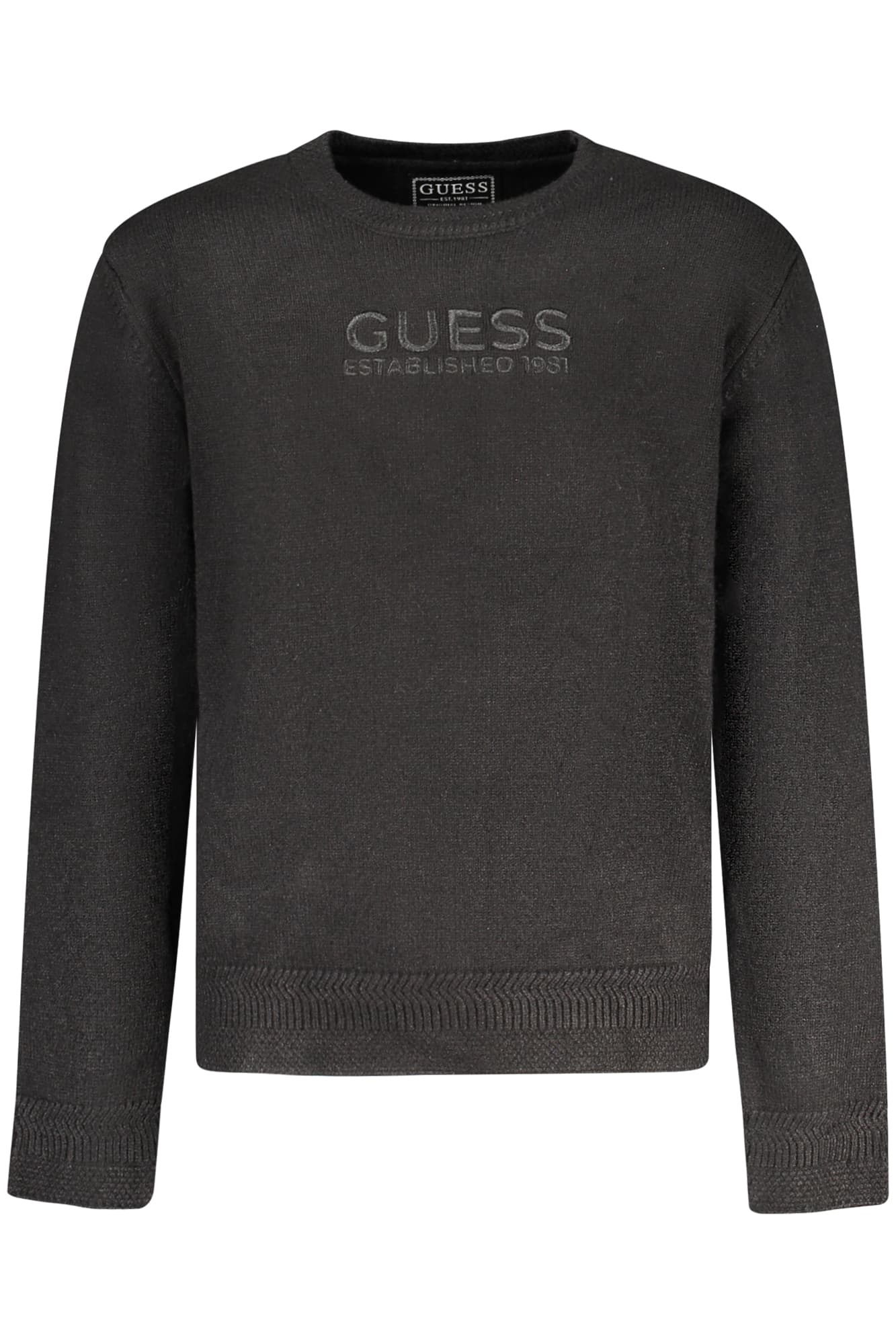ЧЕРЕН ПУЛОВЕР GUESS JEANS ЗА ДЕЦА - GUESS JEANS