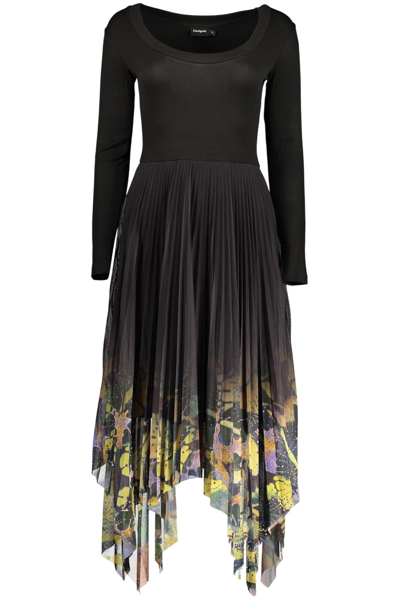 DESIGUAL ABITO LUNGO DONNA NERO - DESIGUAL