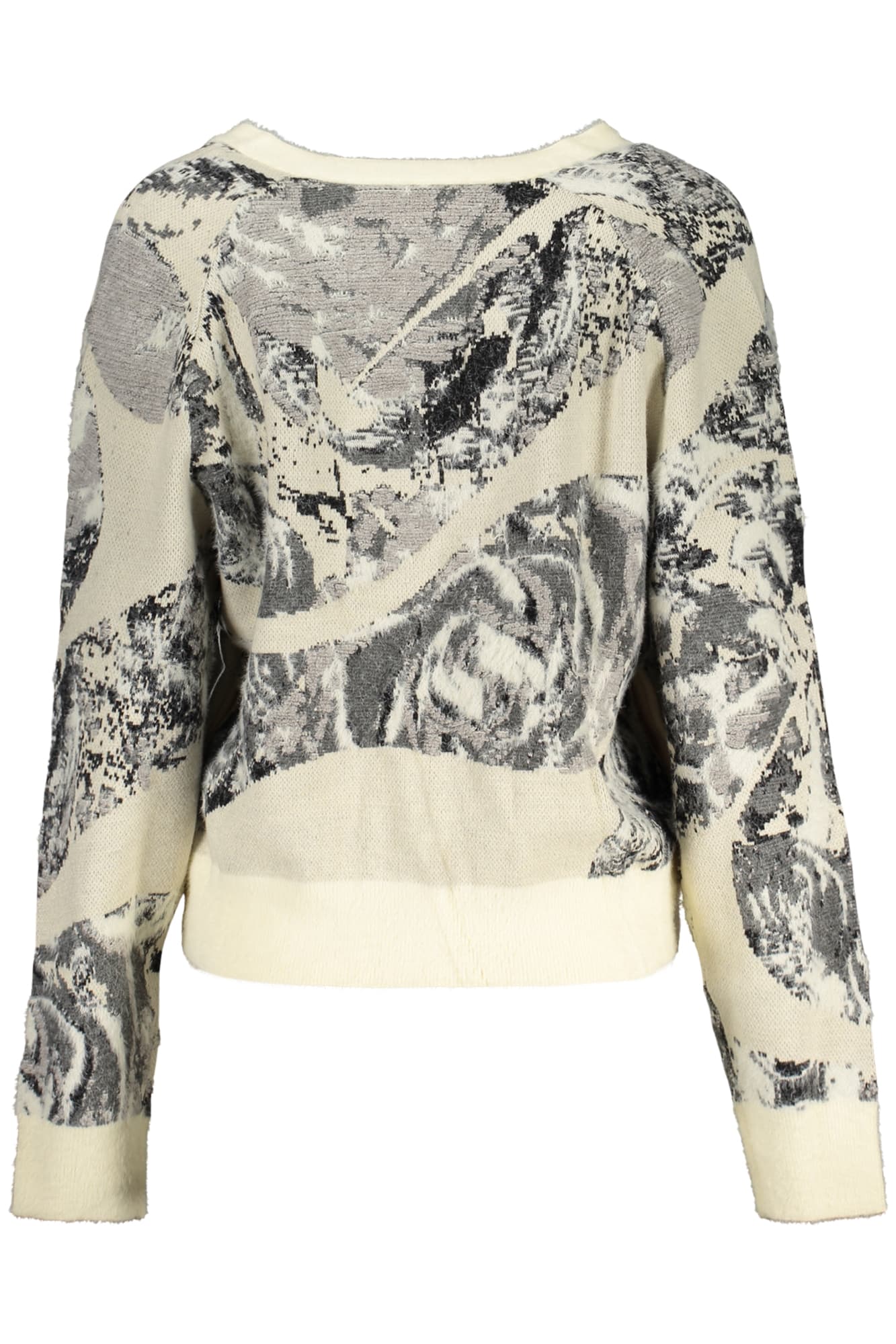 DESIGUAL CARDIGAN DONNA BIANCO - DESIGUAL