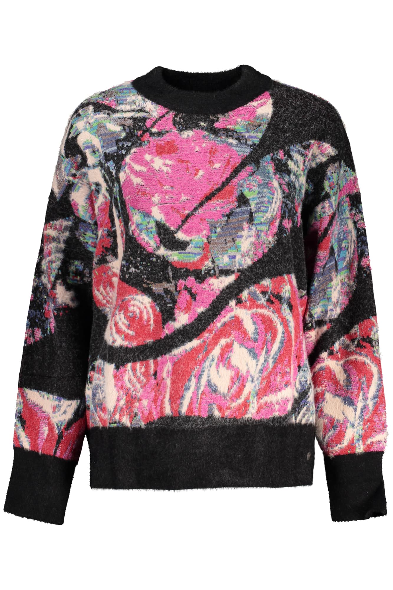 DESIGUAL MAGLIA DONNA NERO - DESIGUAL