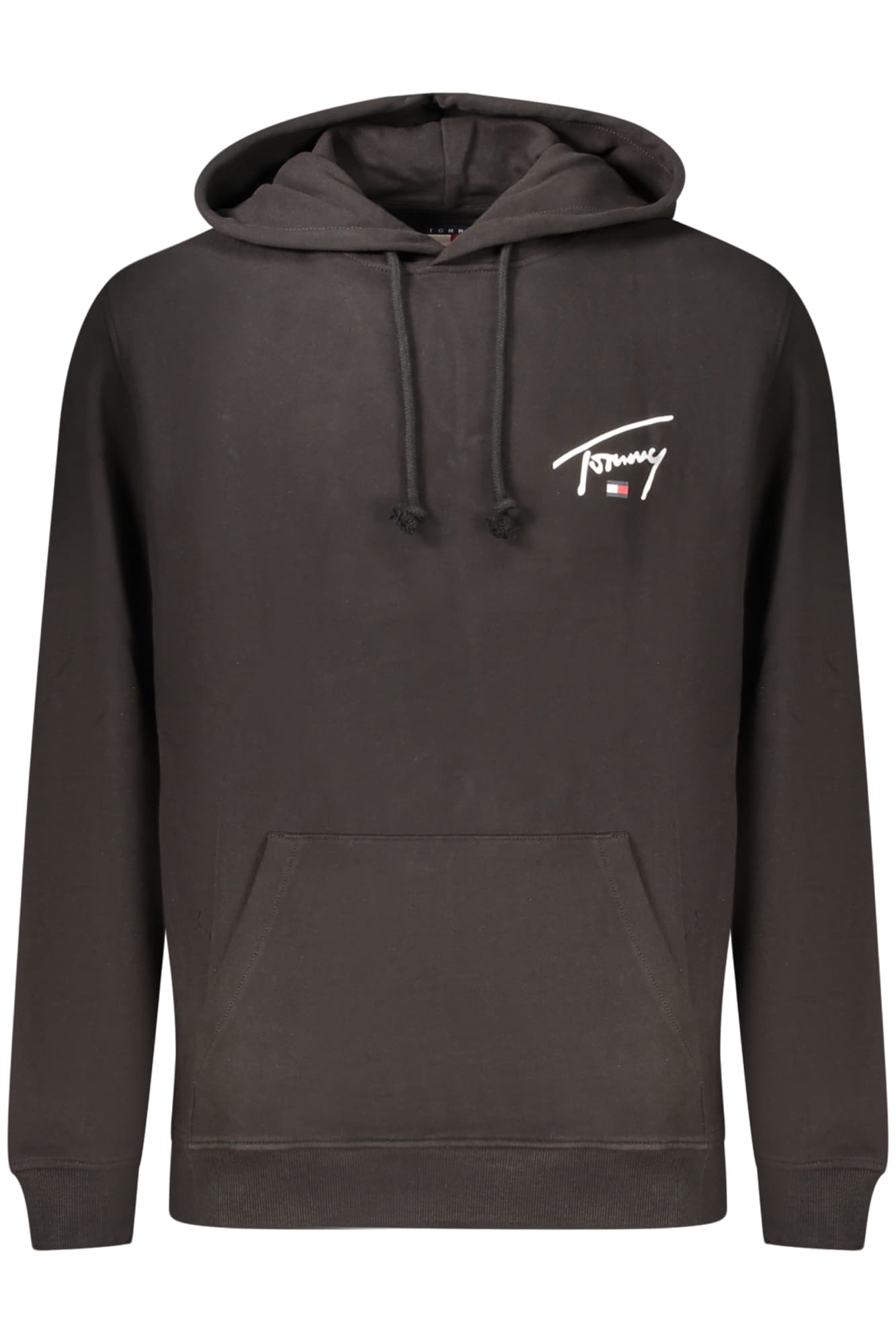 Мъжки черен суитшърт с цип TOMMY HILFIGER - TOMMY HILFIGER