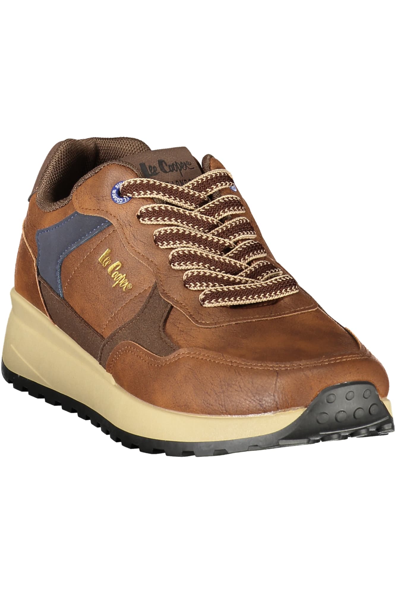 МЪЖКИ КАФЯВИ СПОРТНИ ОБУВКИ LEE COOPER - LEE COOPER