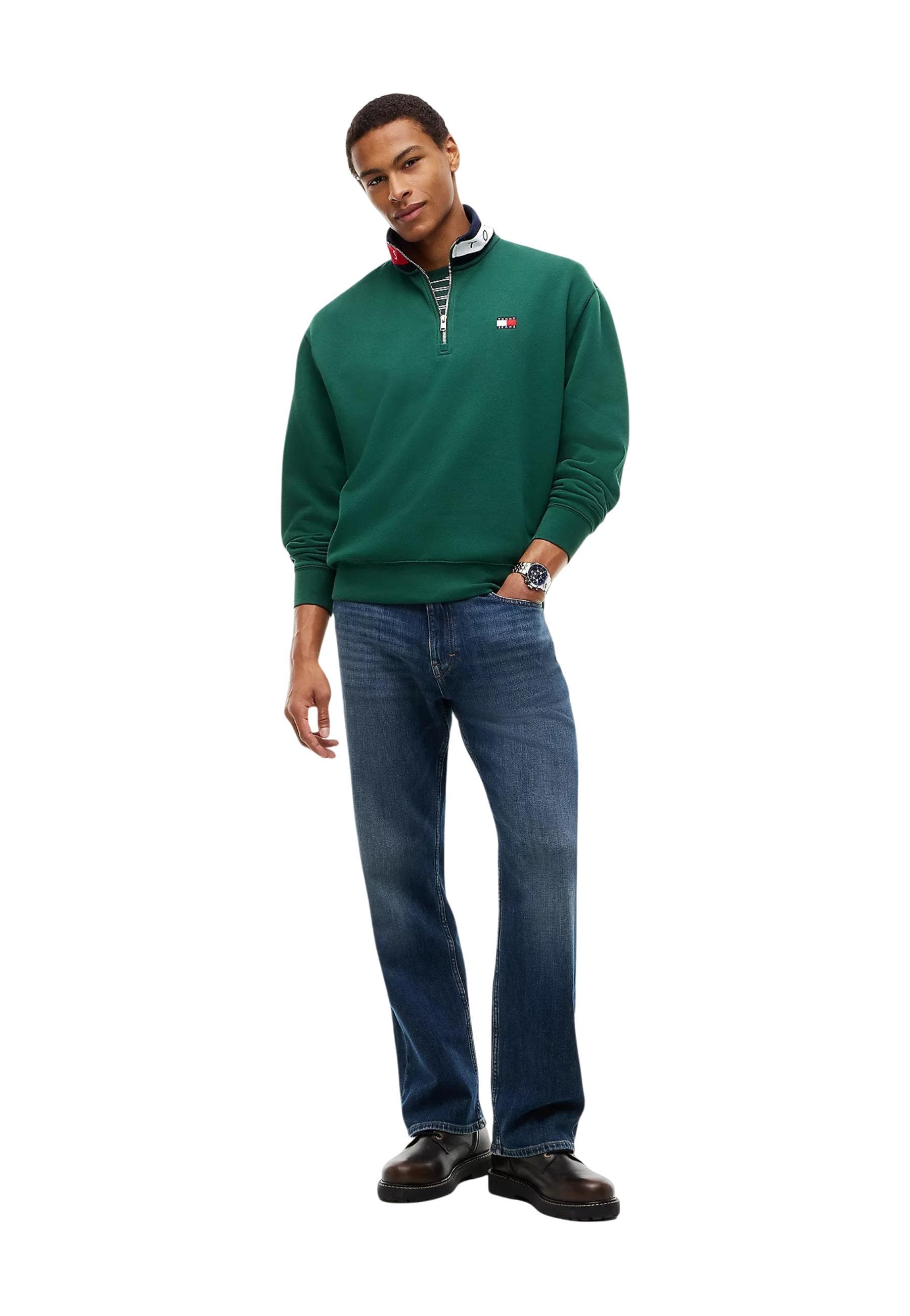 Tommy Hilfiger Jeans Felpa Uomo - Tommy Hilfiger Jeans
