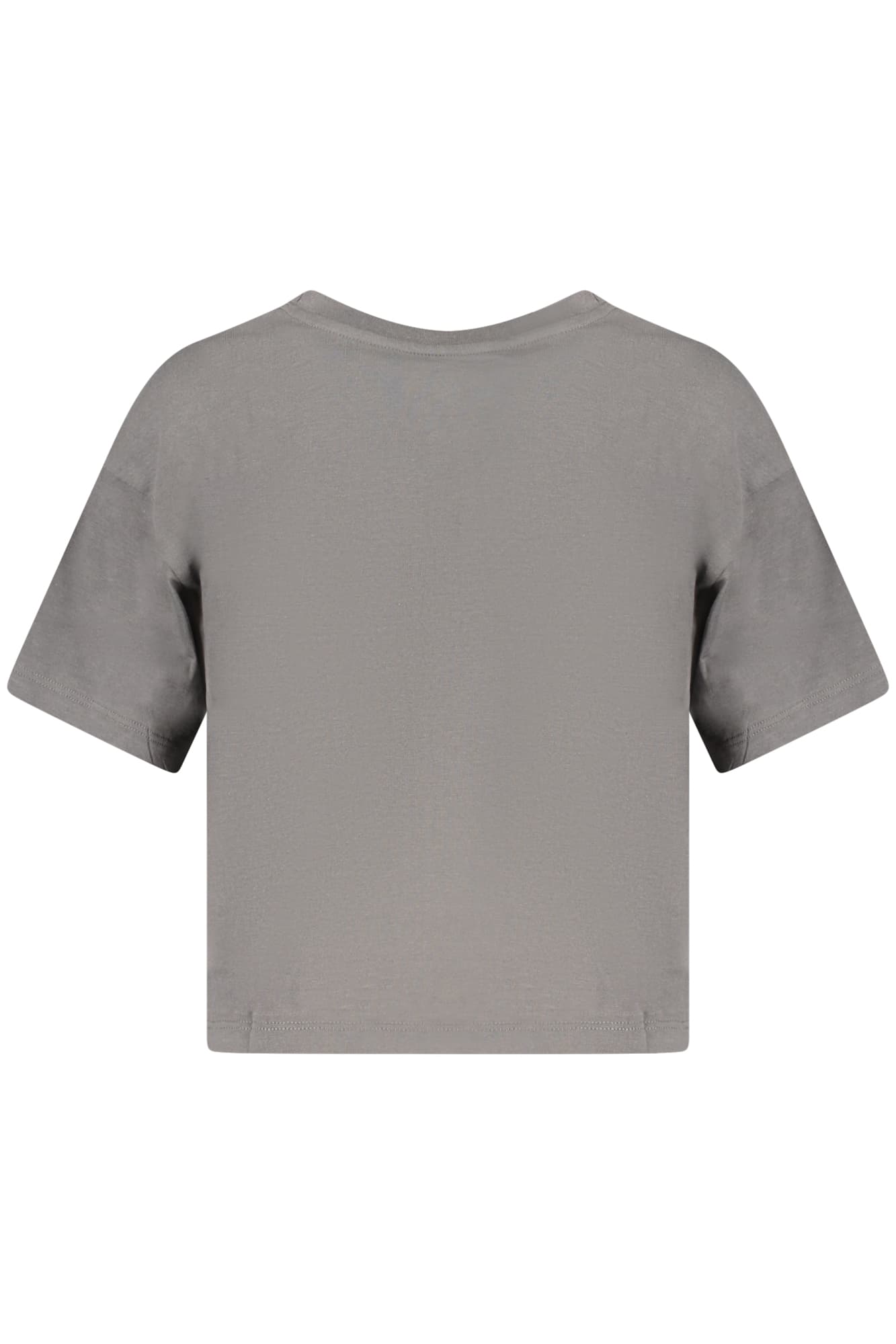 CONVERSE T-SHIRT MANICHE CORTE BAMBINA NERO - CONVERSE