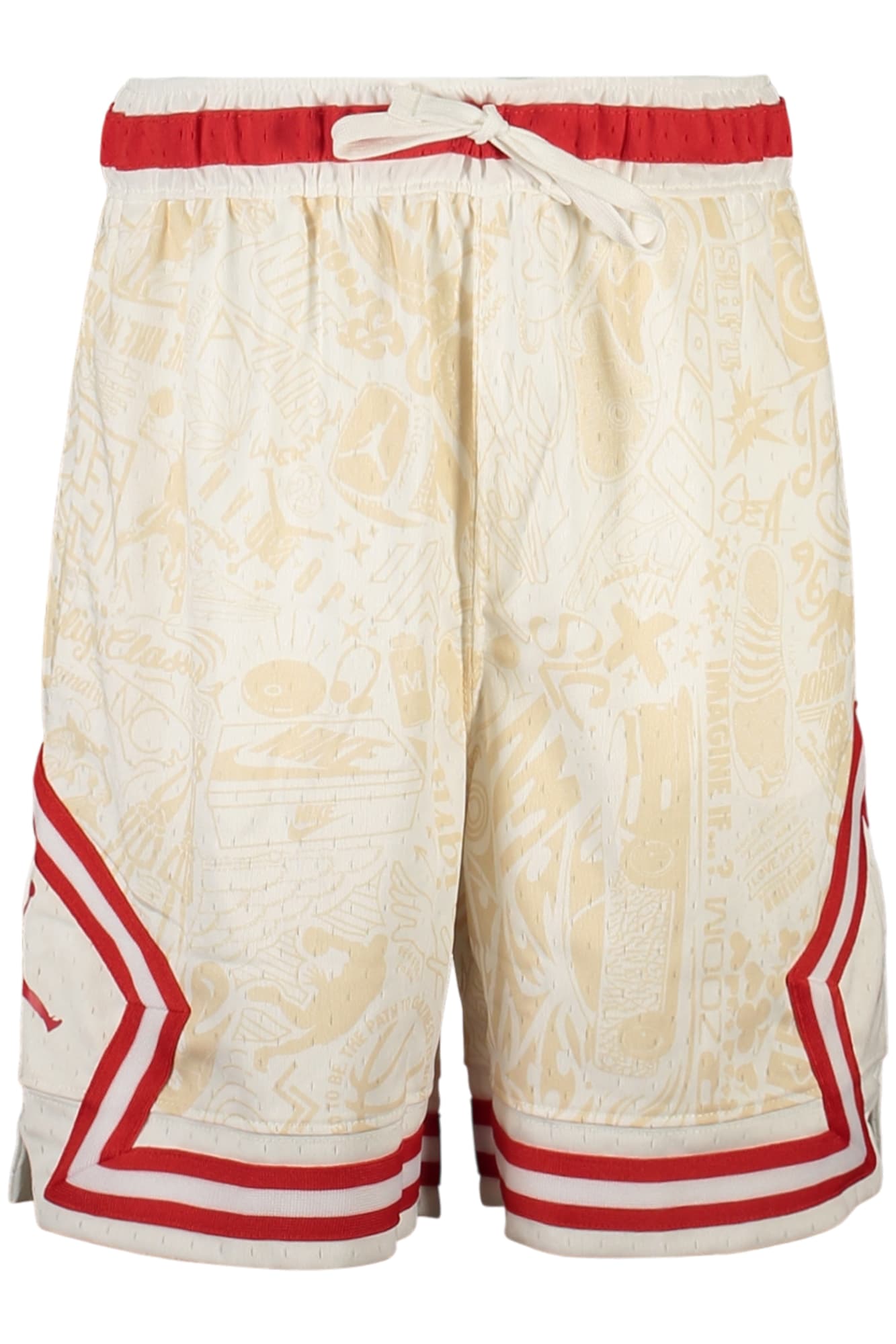 JORDAN PANTALONE SHORT BAMBINO BIANCO - JORDAN