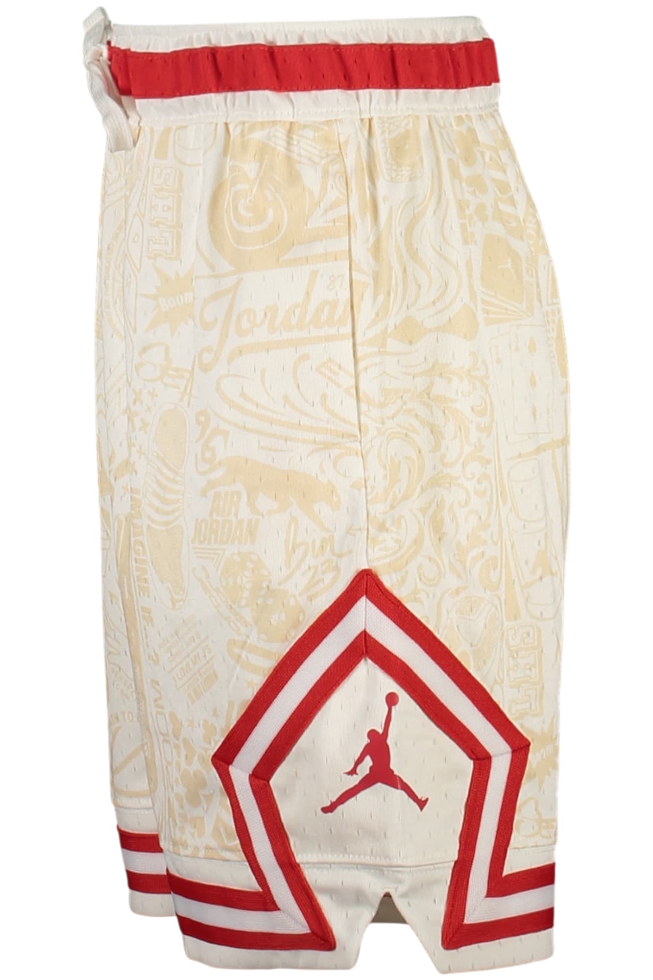 JORDAN PANTALONE SHORT BAMBINO BIANCO - JORDAN