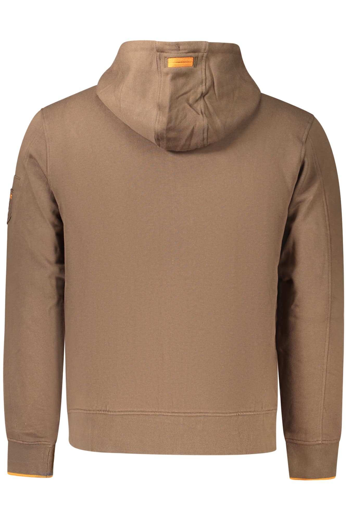 BLAUER FELPA CON ZIP UOMO MARRONE - BLAUER APPAREL