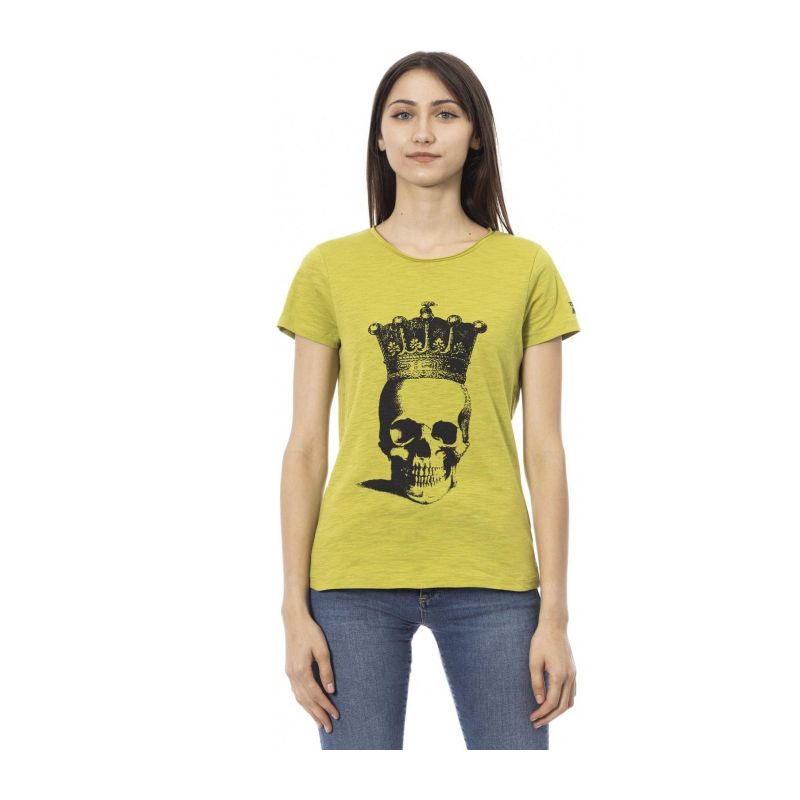 Тениска с къс ръкав TRUSSARDI ACTION 2BT19_160Green